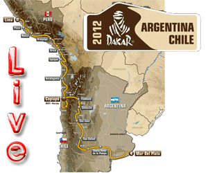 Dakar 2012 - live