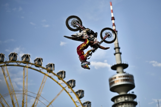 Dany Torres, RedBull Xfighters München Germany on August 9, 2012. // Daniel Grund/Red Bull Content Pool 